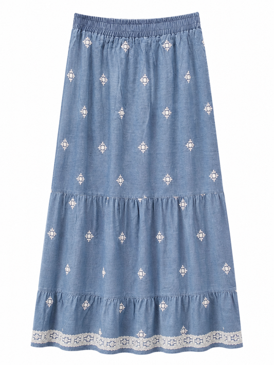 Jeans Skirt - FREE SIZE