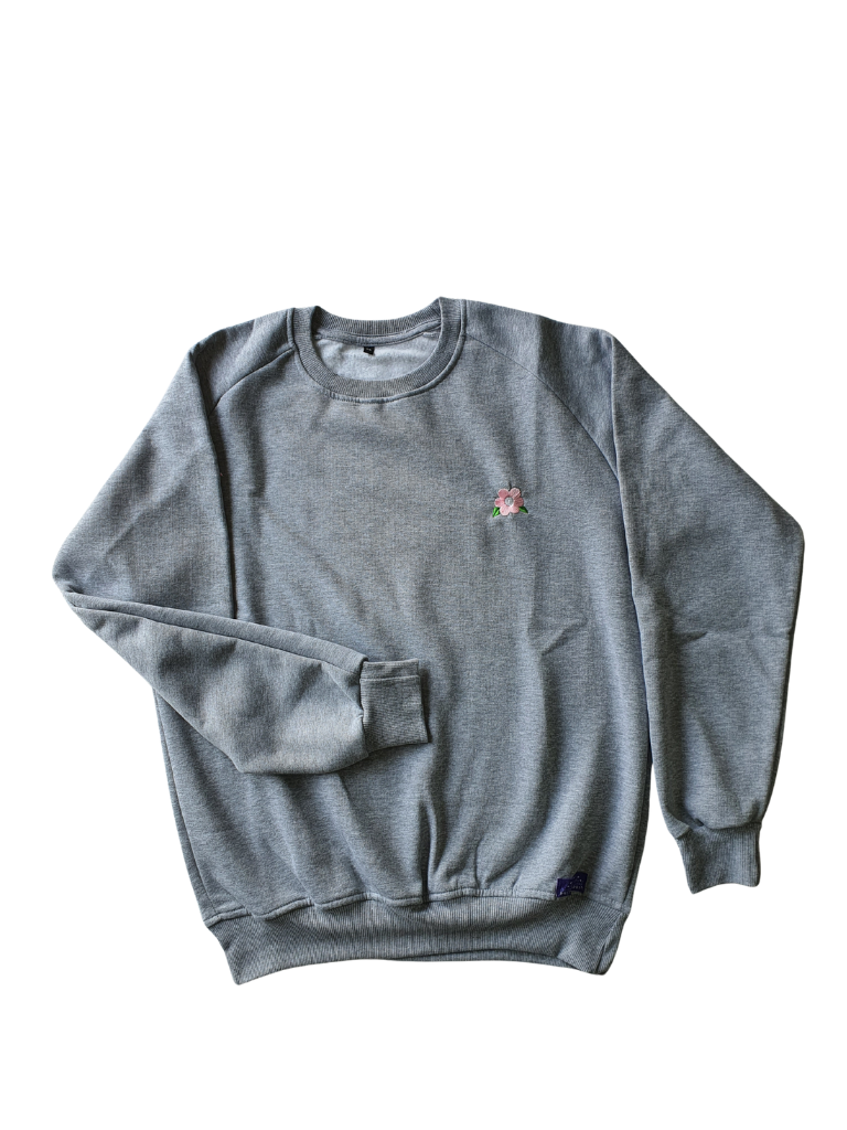 Waist Band Sweatshirt - Milton - Grey
