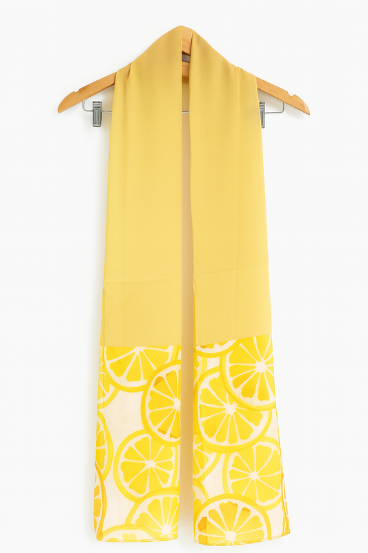 Yellow Lemon Scarf 200 X 70 CM