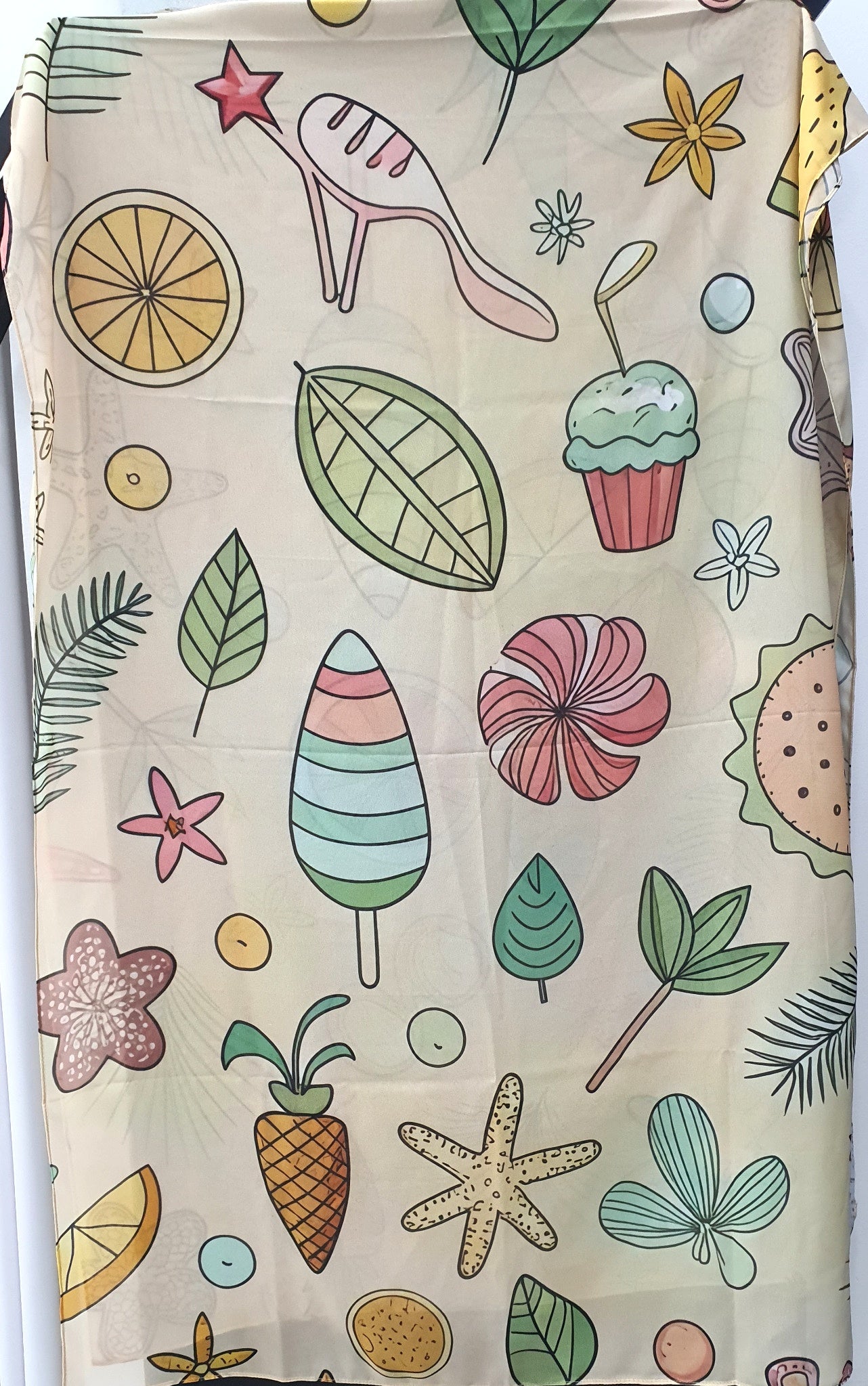 Cheerful Beige Scarf 200 X 70 CM