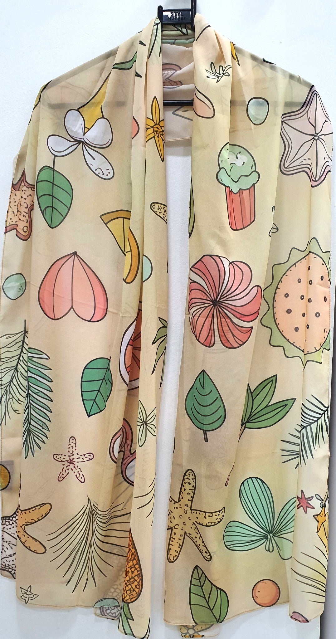 Cheerful Beige Scarf 200 X 70 CM