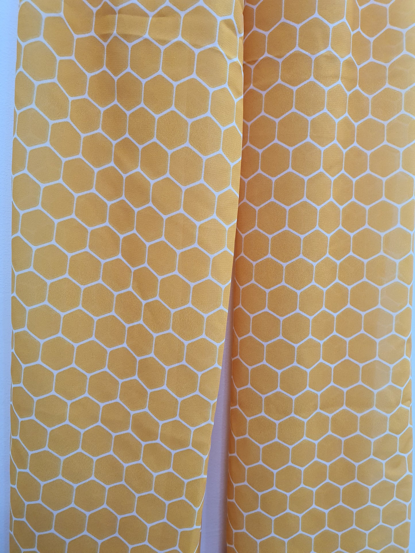 honeycomb Yellow Scarf 200 X 70 CM