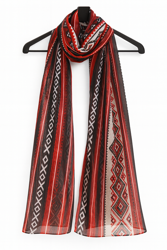 Authintic Palestine Theme Scarf 200 X 70 CM