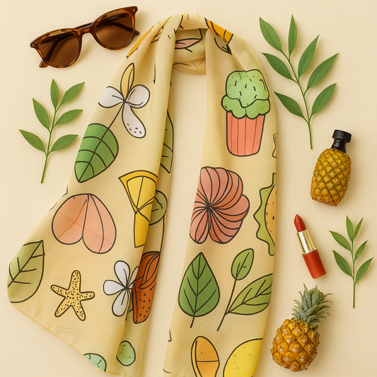 Cheerful Beige Scarf 200 X 70 CM