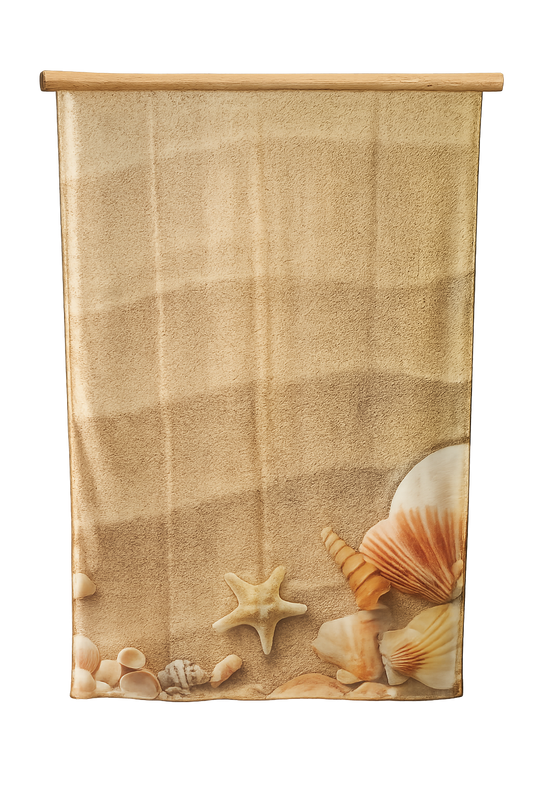 Beach vibes | Beige Scarf (Hijab) 200 X 70 CM - Soft Chiffon