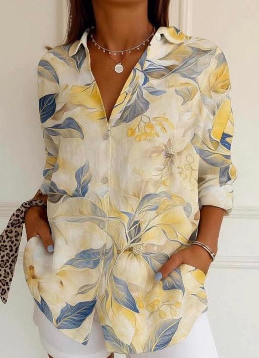 Summer Patterned Blouse - Crepe