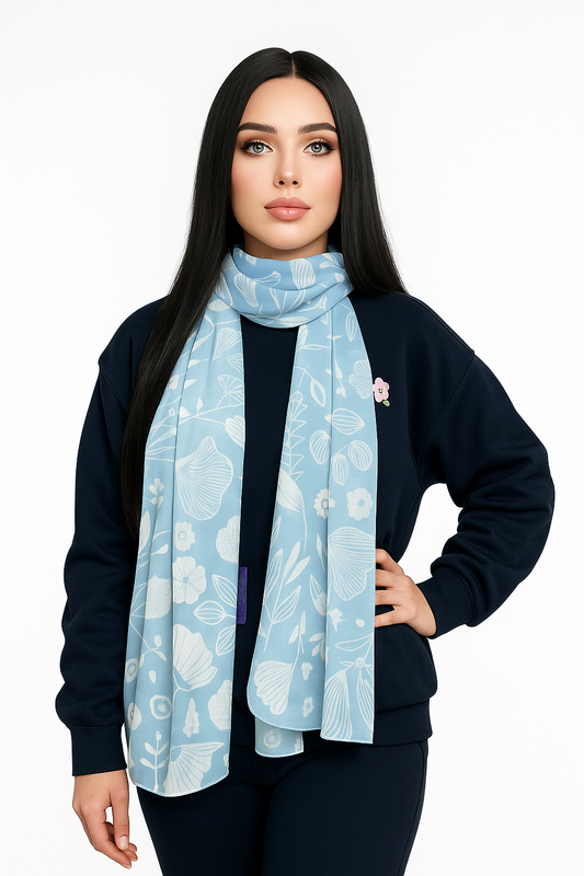 Waist Band Sweatshirt - Milton -  Navy Blue