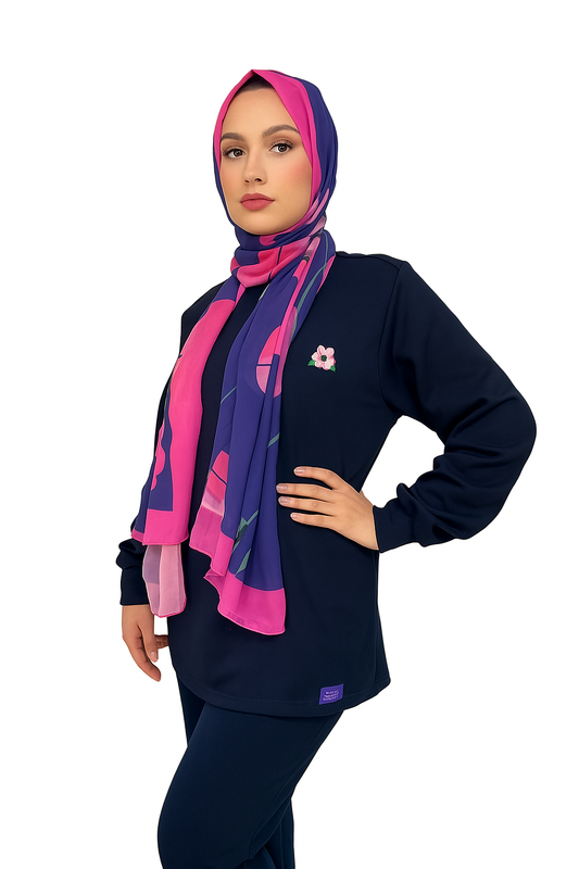 Sweatshirt - Milton -  Navy Blue